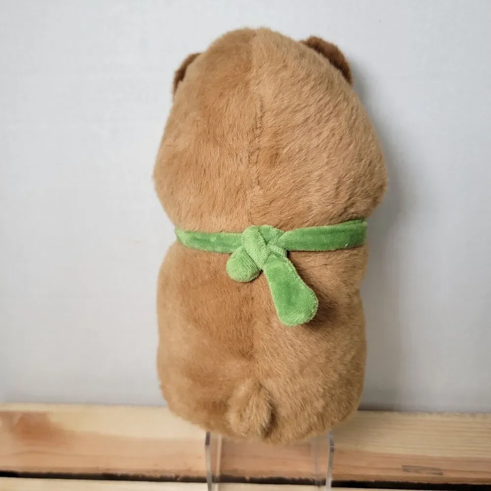Cute Capybara Plush w/ Hugging Frog Friend